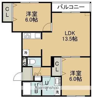 FIELD VILLAGE【4階】の間取り